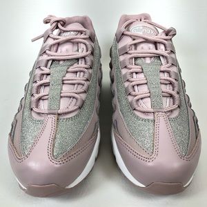 Women's Nike Air Max 95 Rose Glitter Sparkle Women's Nike Air Max 95 Rose Glitter Sparkle